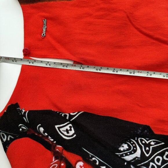 Desigual Dress Floral Asymmetrical Sleeveless Nagar Sz 36 EU (4 US) - Picture 15 of 16